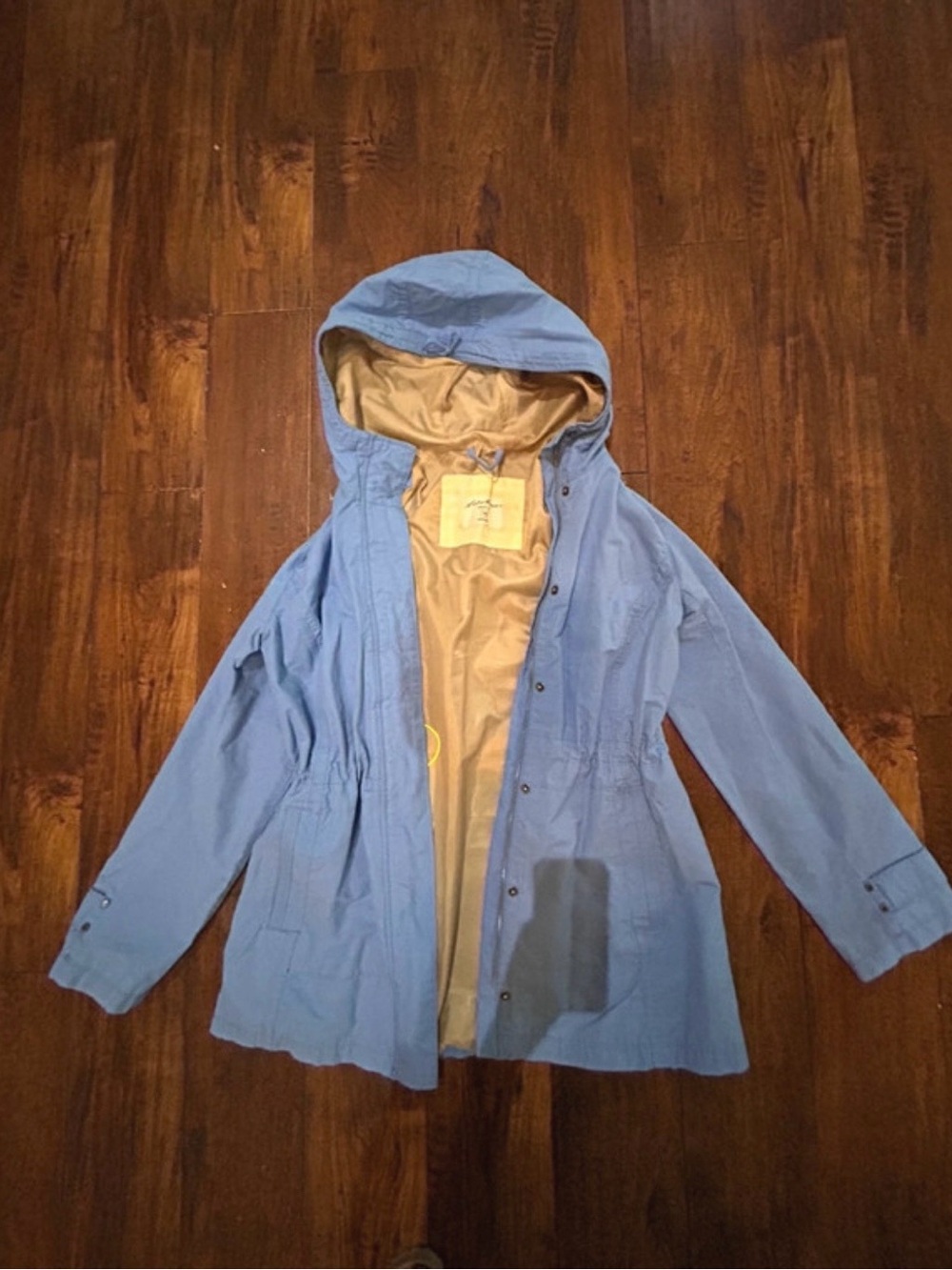 Eddie Bauer Periwinkle Blue Hooded Anorak Jacket